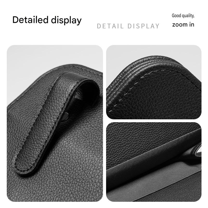 Car Seat Back Hanging Bag Multipurpose Auto Organizer Hanging Car Document Holder Multi-Pocket Bottle Bag Storage Box