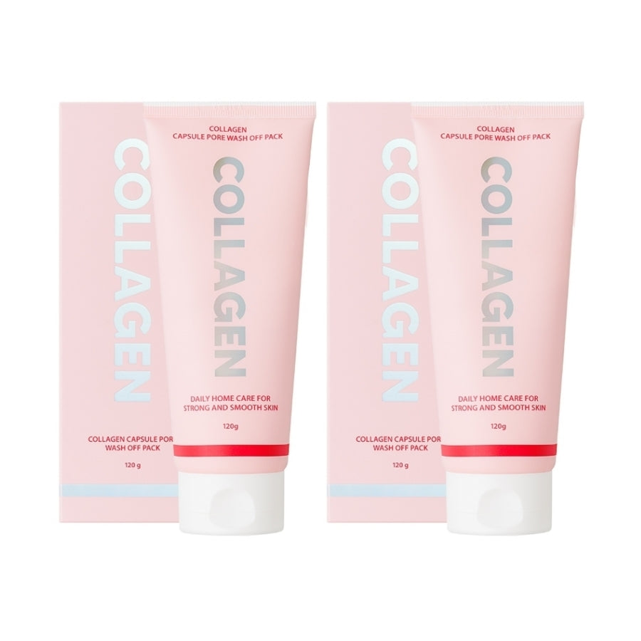 RiRe Collagen Capsule Pore Wash Off Pack 120g*1Pc/2Pcs