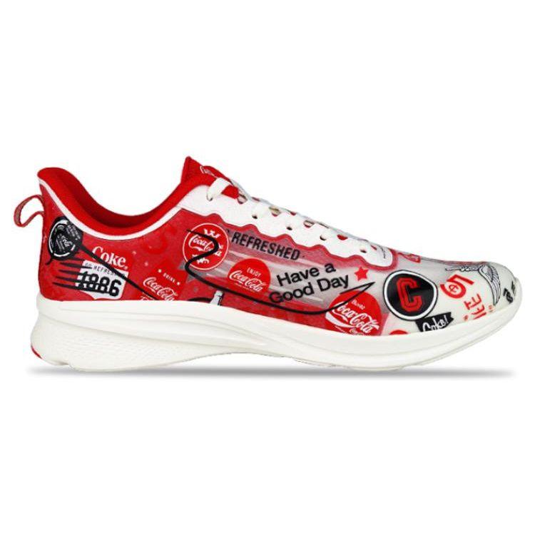 Coca-Cola X Anta Non-Slip Durable Breathable Low-Top Running Shoes Men Sneakers Red Black 112025541-5
