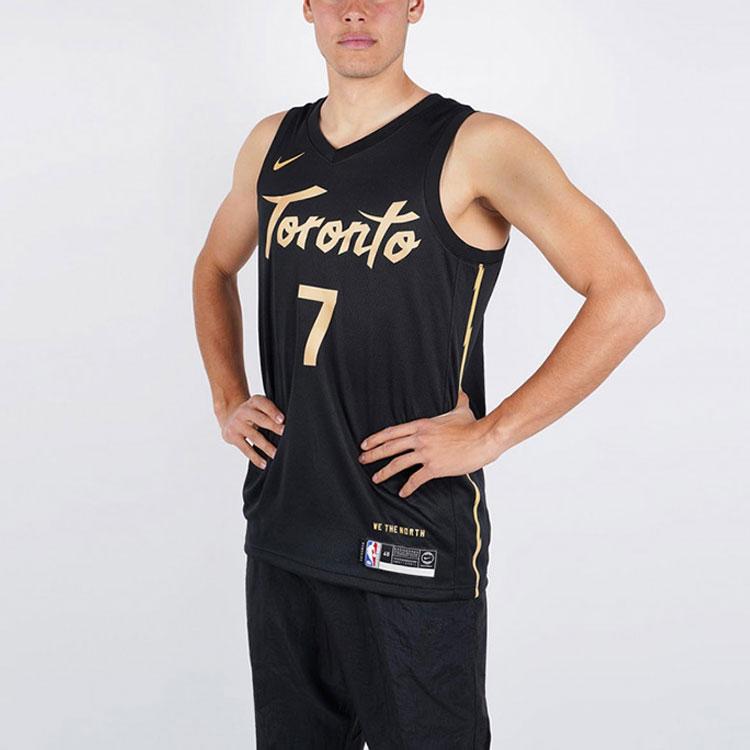 Nike Ретро баскетбольная майка Fan Edition, Toronto Raptors #7 Lowry мужская майка черная AV4674-011