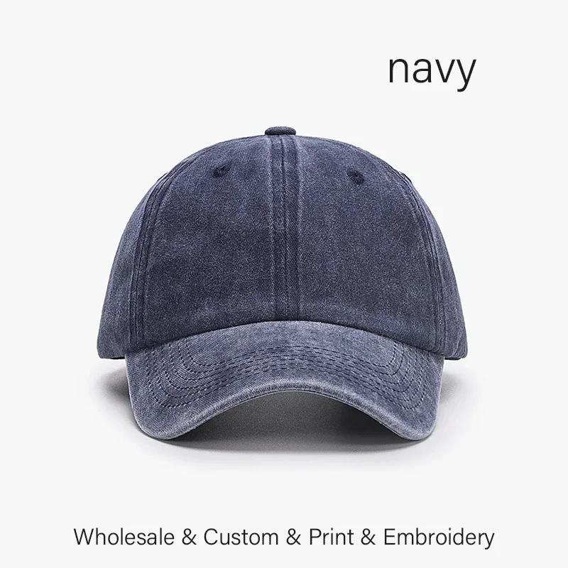 SLECKTON Custom Cap Logo Embroidery Retro Baseball Cap для мужчин и женщин DIY Design Letter Hat Customize Graphic Print Wholesale