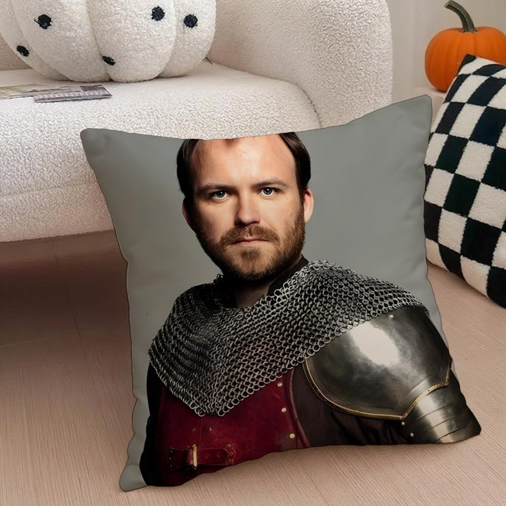 RRory Kinnear Cushion Cover Linen Pillow Case Soft Breathable Protective Couch Room Decoration