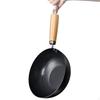 Iron Frying Pan Non-stick Wok with Lid Electric Induction All Hobs Open Flame Cooking
