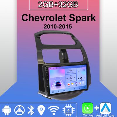 Android Carplay автомобильное радио для Chevrolet Spark 2010-2015 мультимедийный проигрыватель головное устройство стерео GPS навигация BT WIFI 2+32 ГБ