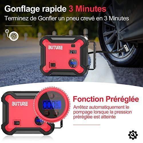 Автомобильный стартер - BuTure - BR700 - 2500А - 23800 мАч - Портативный компрессор для шин