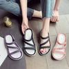 Summer New Non-slip Waterproof Cool Slippers Women Wear Beach Shoes Open-toed Soft-soled Slippers Comfortable Casual Shoes