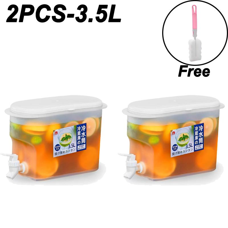 Кувшин для холодной воды большой емкости 3,5 л. Холодный чайник с краном в холодильнике. Диспенсер для напитков со льдом. Холодильник и кран.