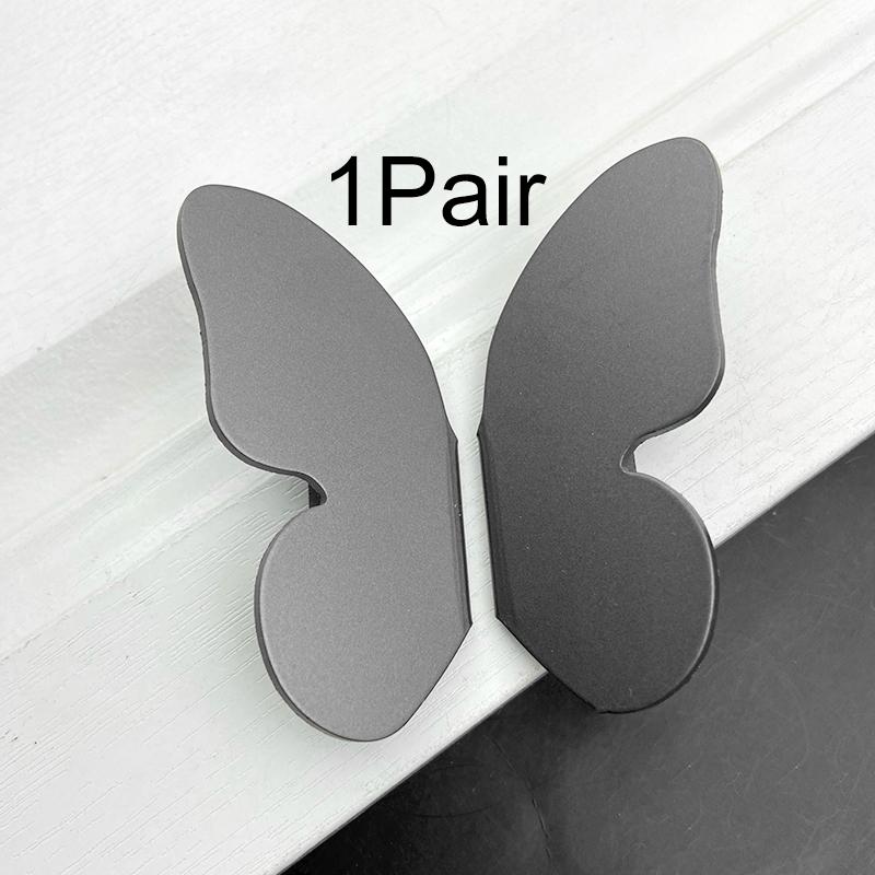 2 шт. Крючок для шкафа Кухня Мебель для дома Бабочка Дверная ручка Декор Ручка для ящика Латунная ручка Гардероб Комод
