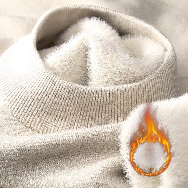 Новые мужские вязаные свитера однотонные водолазки дышащие пуловеры теплые для улицы базовые уличная одежда осень деловые топы