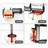 mitas Digital Caliper, Measures up to 155mm, Switches Between mm and Inches, Made of Carbon Fiber, LCD Display, Lightweight, Measures Outer Diameter,