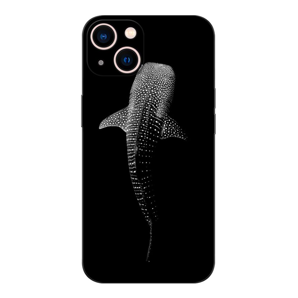 Черный ТПУ чехол для Vivo Y01 Y2 Y12S Y12A Y50 Y15 Y15A Y15S Y17 Y3 Y11 Y50 Y50T Y51S 2019 2020 5G китовая акула