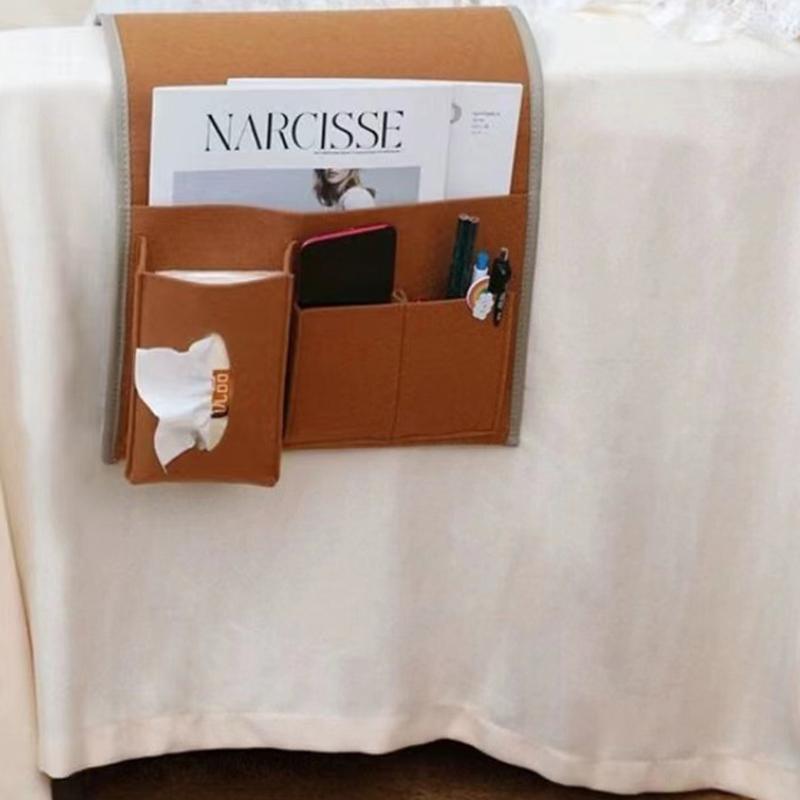 Бытовое кресло Caddy Felt Couch Recliner Подлокотник Органайзер для журналов, планшетов, сотовых телефонов, пультов дистанционного управления, подвесная сумка для хранения