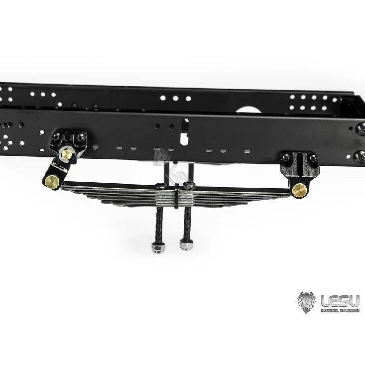 LESU metal simulation power front axle leaf spring front suspension X-8011 suitable for Tamiya 1/14 RC truck upgrade parts