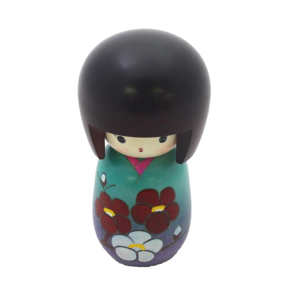 Creative Kokeshi Flower Calendar Minister Award Made by Masae Made In Japan (Plum) (Prime Winner, Fujikawa)