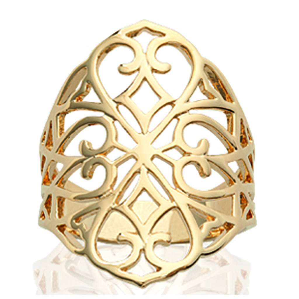 Кольцо Позолота 'Хореография' золото - 25 мм