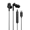Audio Technica BK Earphones Wired Type C Noise Canceling Length Remote Control with Heavy Sealed High Quality ATH-CKS330NC 1.2m [No Delay, Microphone,