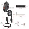 Motorcycle Cell Phone Support Handlebar Bracket Mobile Mirror Mount Navigation Stand Aluminum Anti Vibration Handle Holder Bike