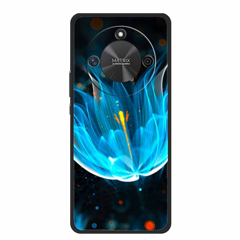 Чехол для телефона Honor X60 5G Задняя крышка Чехол HonorX60 Черный Силиконовый Мягкий Funda Для Honor X9c Умный чехол HonorX9c Умный Coque Сумка
