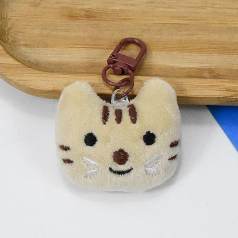 1 шт., милый мультяшный плюшевый брелок с котом, брелок с рыбой для девочек, детское украшение, брелок для ключей, ювелирные изделия