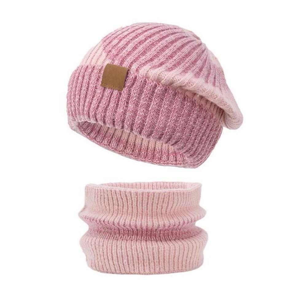 Windproof Winter Hat Scarf Set Soft Neck Warmer Fashion Ear Protection for Women