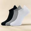 3 пары мужских носков из органического хлопка, спортивные носки с дышащей сеткой, повседневные, спортивные, летние, тонкие, короткие, Sokken, большие размеры EU38-43