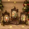 Santa Claus LED Night Light Kids Gift Toys Light Decorations Christmas Music Box Christmas Light Up Christmas Tree Ornaments