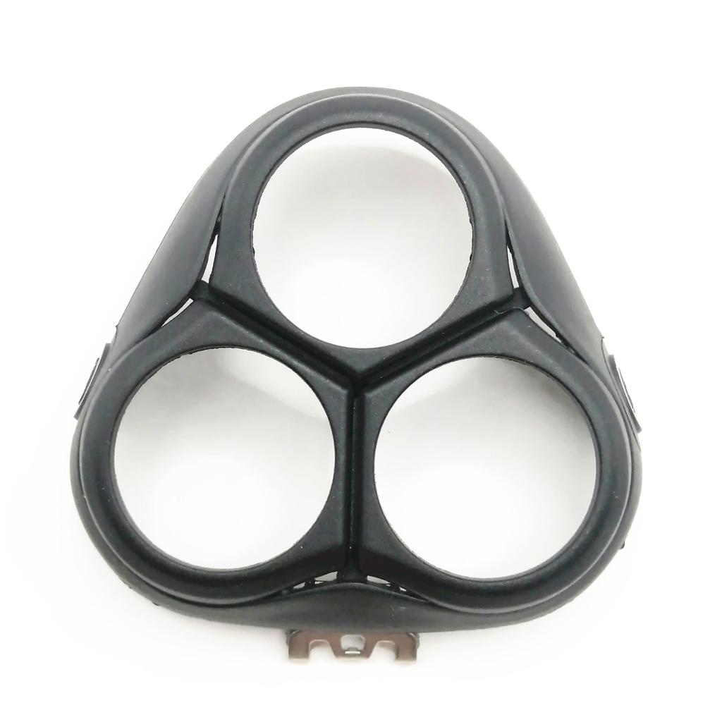 Black Shaver Head Holder For Philips S3233 S3233/52 S3112 S3115 S3115/81 S3122 S3122/55 S3333 Razor Cover (Side Silver)