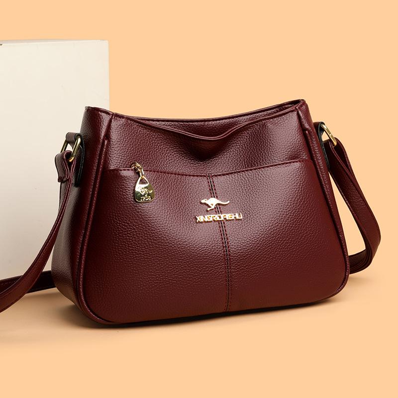 Одноплечная сумка, Ретро многокарманная сумка через плечо, Женская модная сумка для мобильного телефона, Легкая сумка для покупок