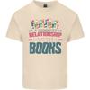 Funny Book Relationship Bookworm Reader Mens Light Cotton T-Shirt