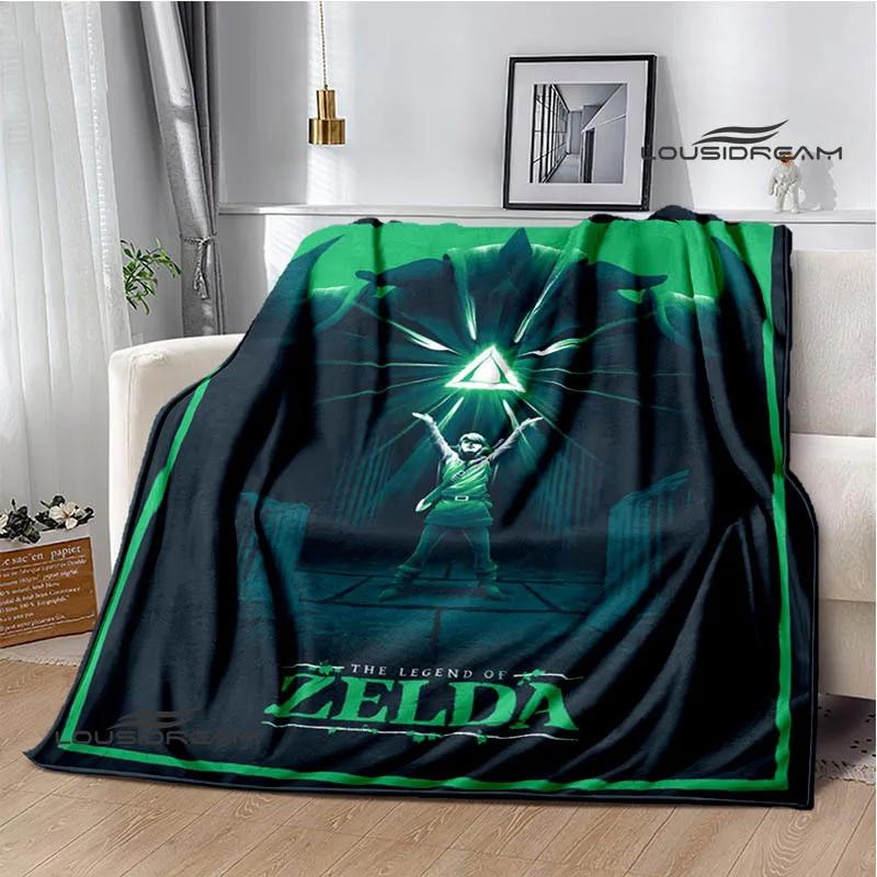 3D Z-Zeldas Cartoon blanket Warm Flannel blankets Soft and comfortable blanket Home Travel Blankets bed linings Birthday Gift