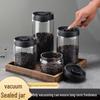 Vacuum-Sealed High Borosilicate Glass Jar for Coffee, Grains & Freshness Preservation