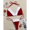 Горячее Рождественское Белье: Соблазнительный комплект бикини из трех частей для искушения
