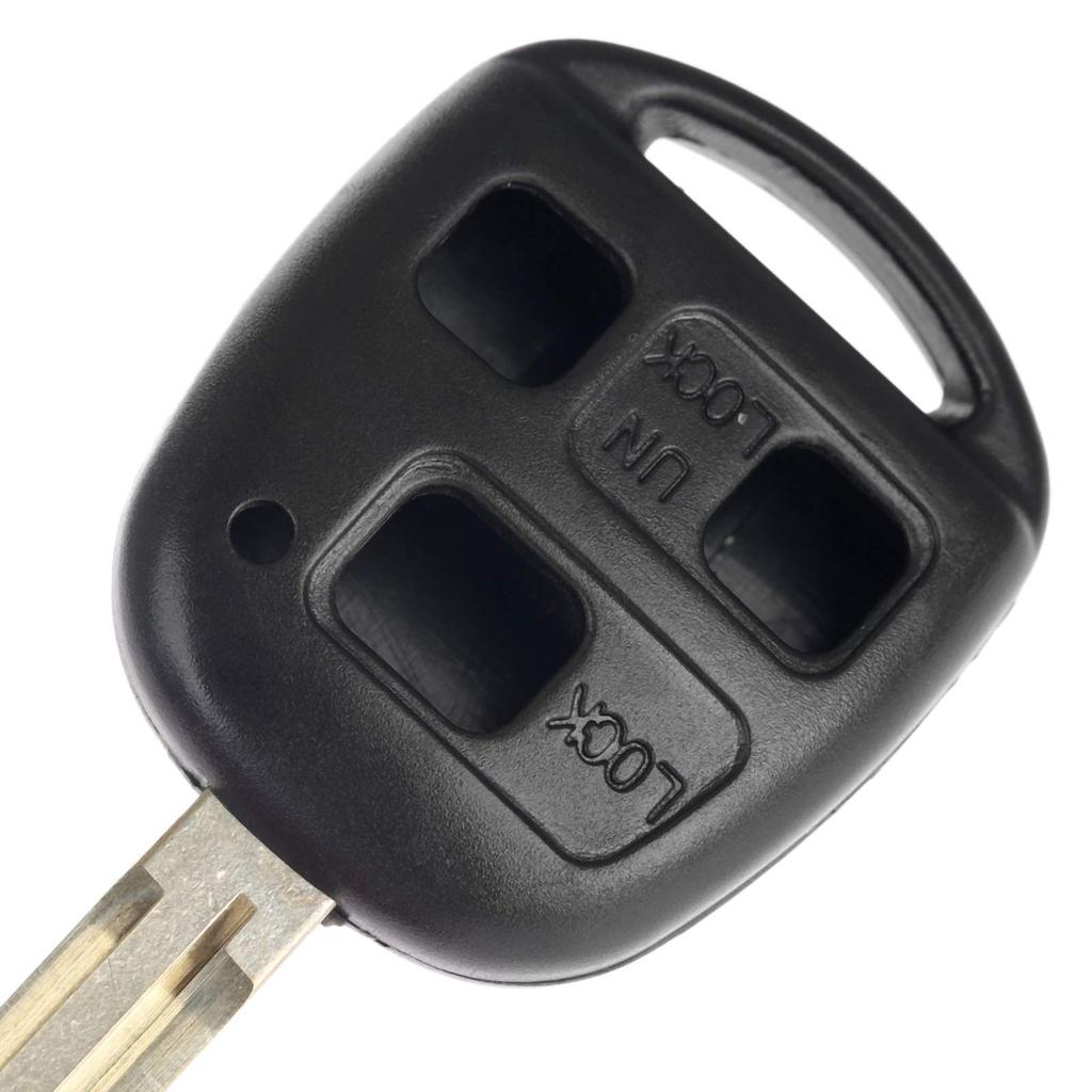 Bowarepro A17 Toyota Key Shell 3 Button Remote Key Fob Shell Blank Key Spare