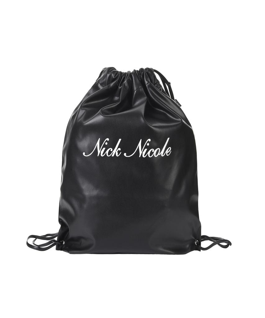 Рюкзак-мешок из кожи Nick&Nicole Nicole_Черный