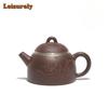 150 мл антикварный исинский фиолетовый глиняный чайник ручной работы серебряный круглый горшок цинь цюань сырой руды фиолетовый глиняный чайник с ситечком чайный сервиз Zisha