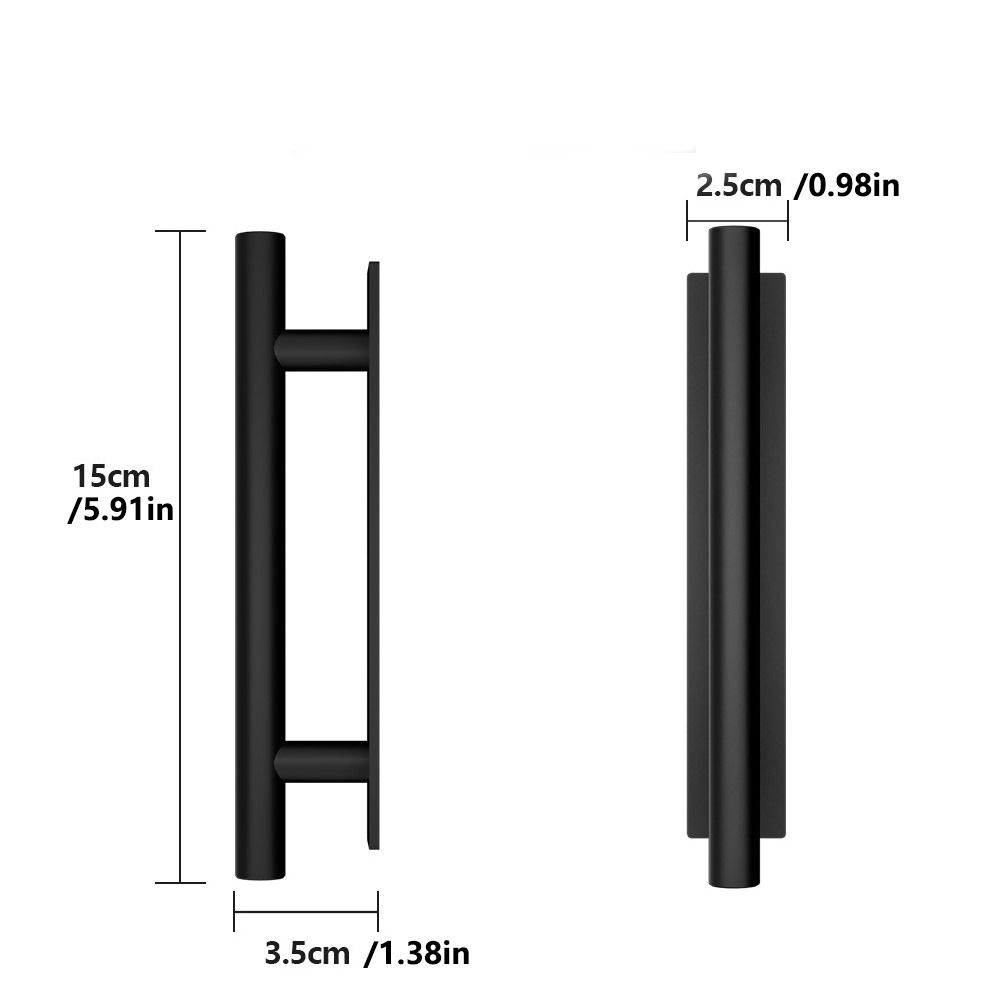 Knobs Self-adhesive Door Handle Surface Mounted Cabinet Handle Modern Door Pull Cupboard