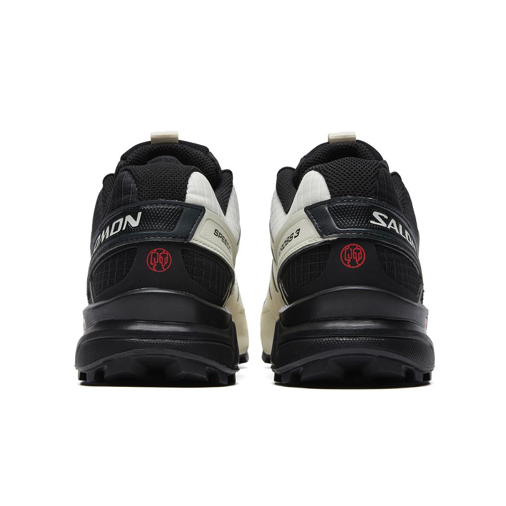 SALOMON Speedcross 3 Dual Aura Серия Инь Ян Кроссовки для трейлраннинга с низким верхом Унисекс Черный Ванильный Огненно-красный 478442