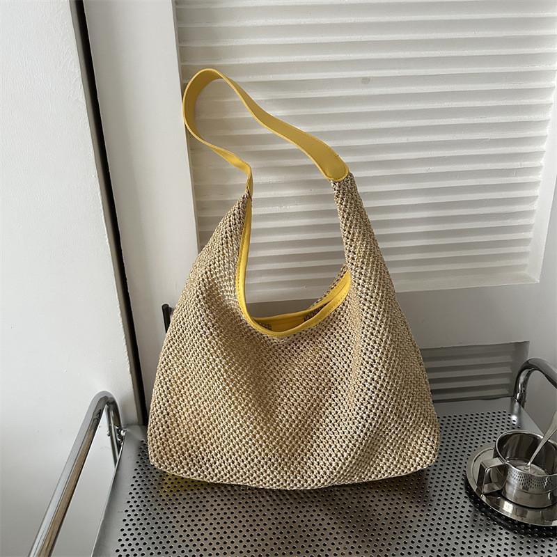 Трендовая минималистичная плетеная сумка-тоут для женщин, идеально подходящая для уличного стиля и повседневных нарядов