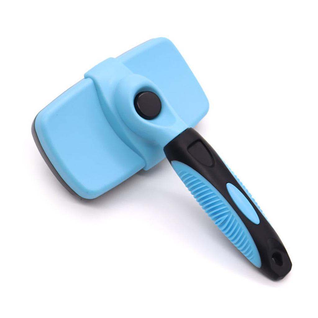 Самоочищающаяся пуходерка для кошек, антикоррозийная расческа для ухода за питомцами для удаления колтунов