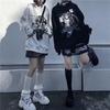 Новая толстовка с капюшоном для девочек, топы Y2k в готическом стиле, двумерная анимация, женское весенне-осеннее пальто, топ