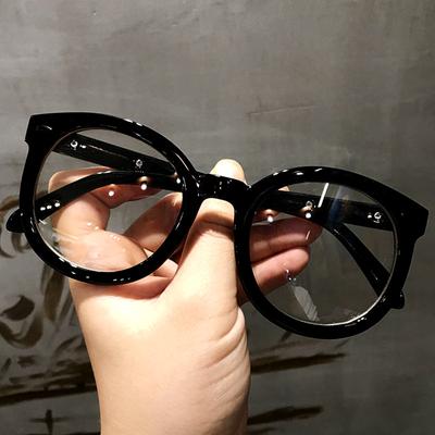 Большие черные очки для близорукости для мужчин и женщин с круглой оправой, очки для близорукости, оптические очки, диоптрии от -0,5 до -6,0