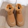 TUINANLE Women's Winter Snow Boots Simple Thick Sole Down Cotton Shoes Thickened Warm Boots