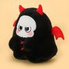 Halloween Black And Red Ghost Skull Plush Doll Pillow For Party And Kids