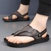 New Flip-flops Trendy Fashion Casual Men's Beach Shoes Non-slip Dual-purpose Cool Slippers