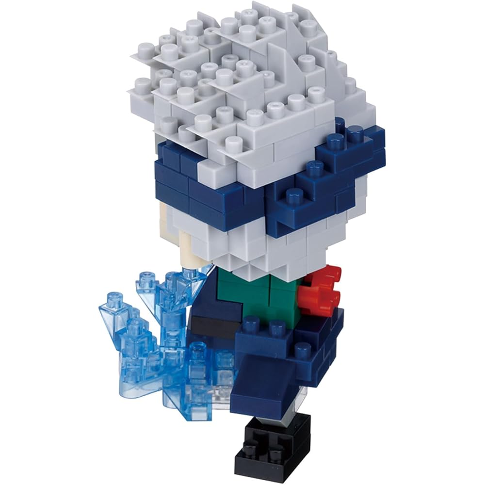 Kawada Nano Block Наруто Ураганные Хроники Хатаке Какаши Строительный набор 3x10.5x18см Возраст 12+