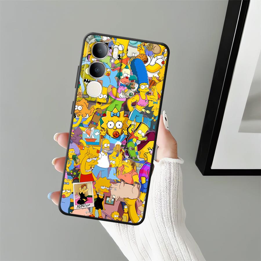 Чехол The S-simpsons для Vivo V25 V30 V21E V23 Y53S V29 Y71 Y91 V27 Y75 Y81 Y52S Y93 Y51S Y78 Y50 Y95