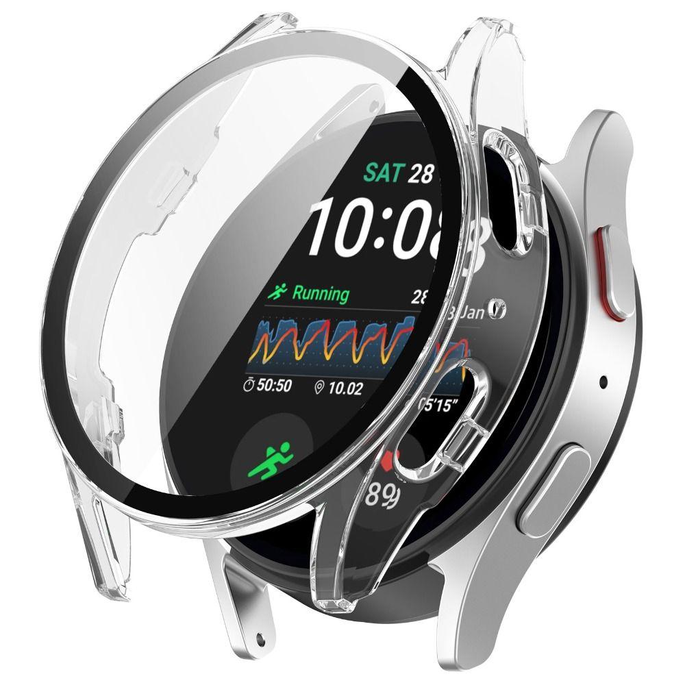 Защитный чехол с полным покрытием PC+Закаленное стекло для Samsung Galaxy Watch 7 40/44 мм