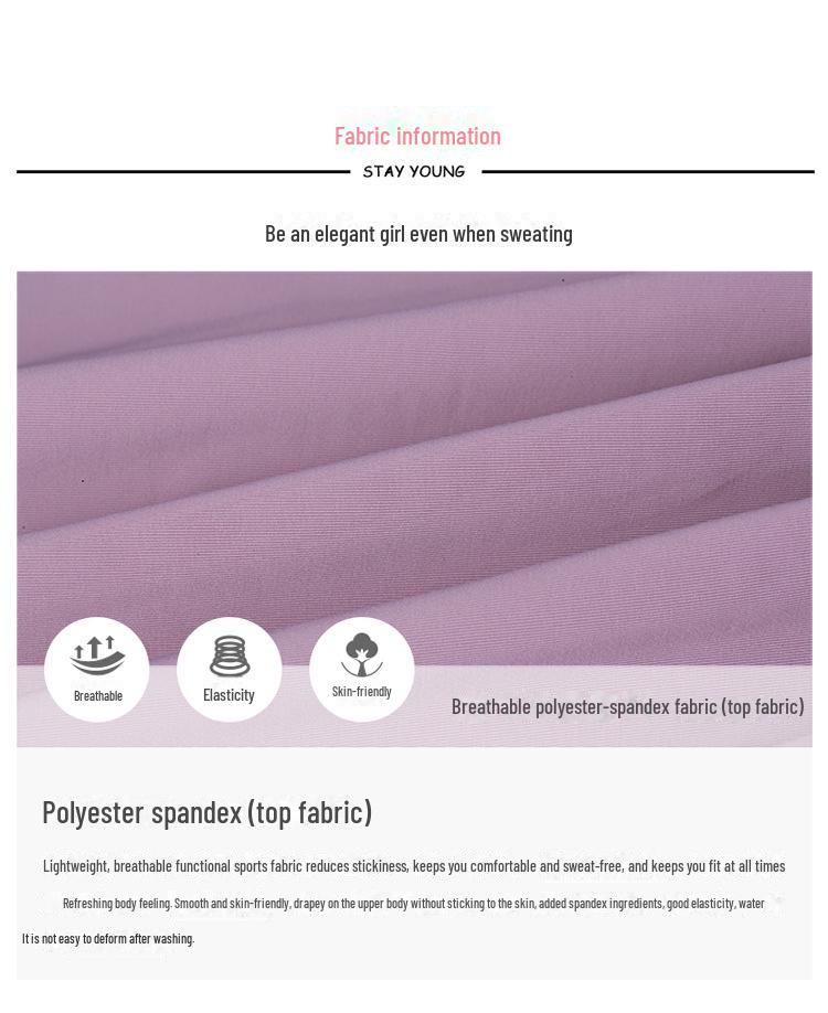 2025 Весна/Лето Быстросохнущий Спортивный Комплект Йоги – Облегающий Покрой, Короткий Рукав Одежда Для Фитнеса