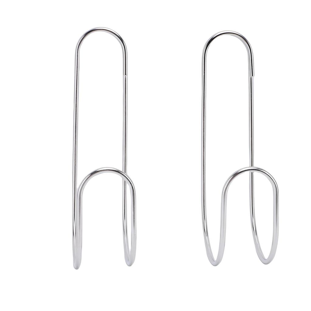 2 Pieces Water Pipe Hook, Strong Load Bring and Flexible Installation 304 Stainless Steel Water Pipe Hook for Drill Cables