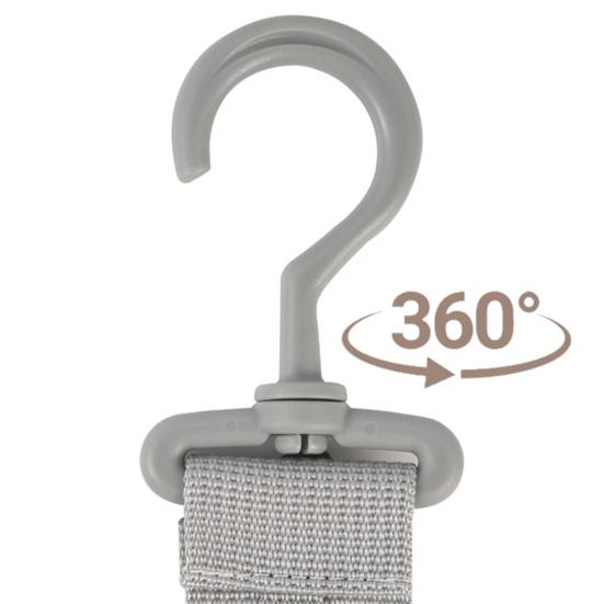 Подвесной органайзер для шляп Вешалка для шляп для гардероба с 8 зажимами Вертикальный держатель для бейсболок для двери стены шкафа спальни прихожей для хранения шляп